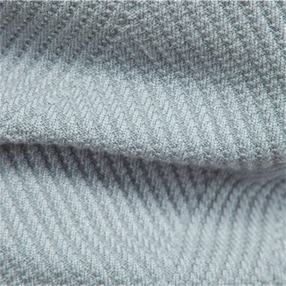 LONSDALE bordado para hombre y niño, suéter a rayas de invierno, jerséis gruesos y cálidos, suéteres cómodos ajustados informales básicos con cuello redondo para hombre