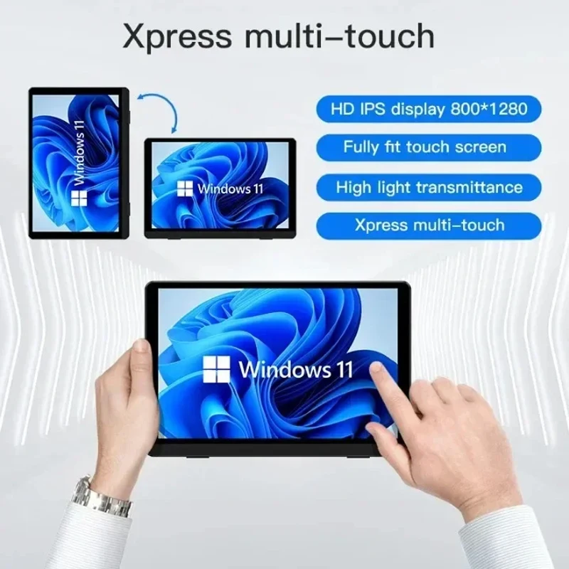 N200 Tablet Computer 7 inch Alder Lake N200 Mini PC Windows 11 DDR5 Touch Screen  WiFi6 BT5.2 Desktop Pocket  HTPC HDMI Type-C
