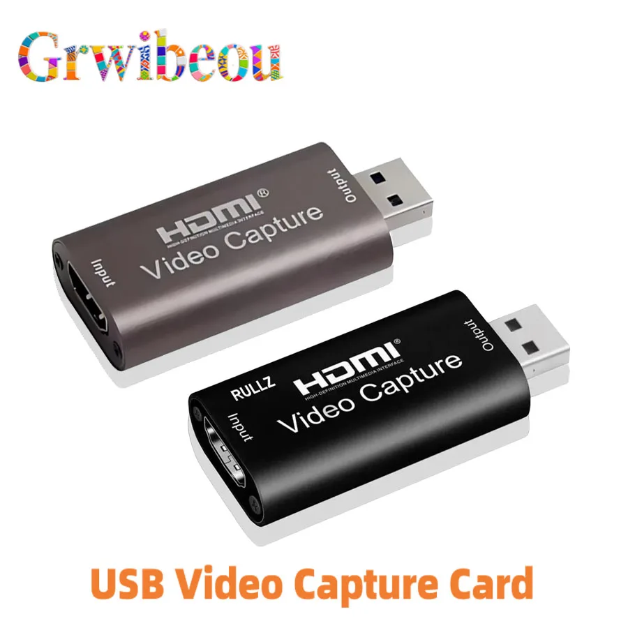 Scheda di acquisizione video USB 2.0 1080P USB 2.0 HDMI Game Grabber Box per fotocamera DVD Registrazione PC Placa De Video Streaming live PS4