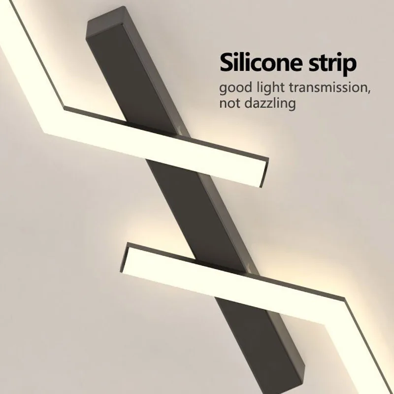 Moderne LED-Linie Deckenleuchte moderne Wohnzimmer Esszimmer Hauptschlafzimmer Arbeitszimmer Leuchte Gold Schwarz Deckenleuchten Beleuchtung
