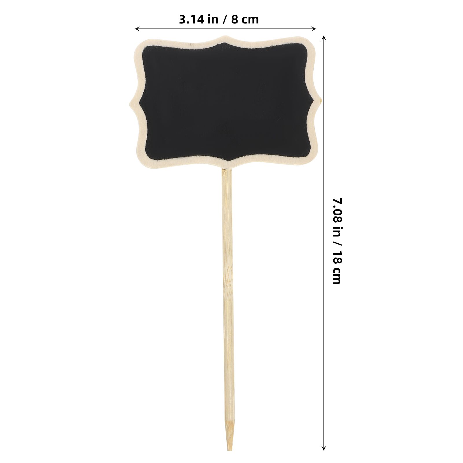 10PCS Mini Little Chalk กระดานดํา Pop Dtick ข้อความ Slate ธุรกิจผู้ถือบัตร Memo ป้ายยี่ห้อหมายเลขตารางราคาสําหรับ Home