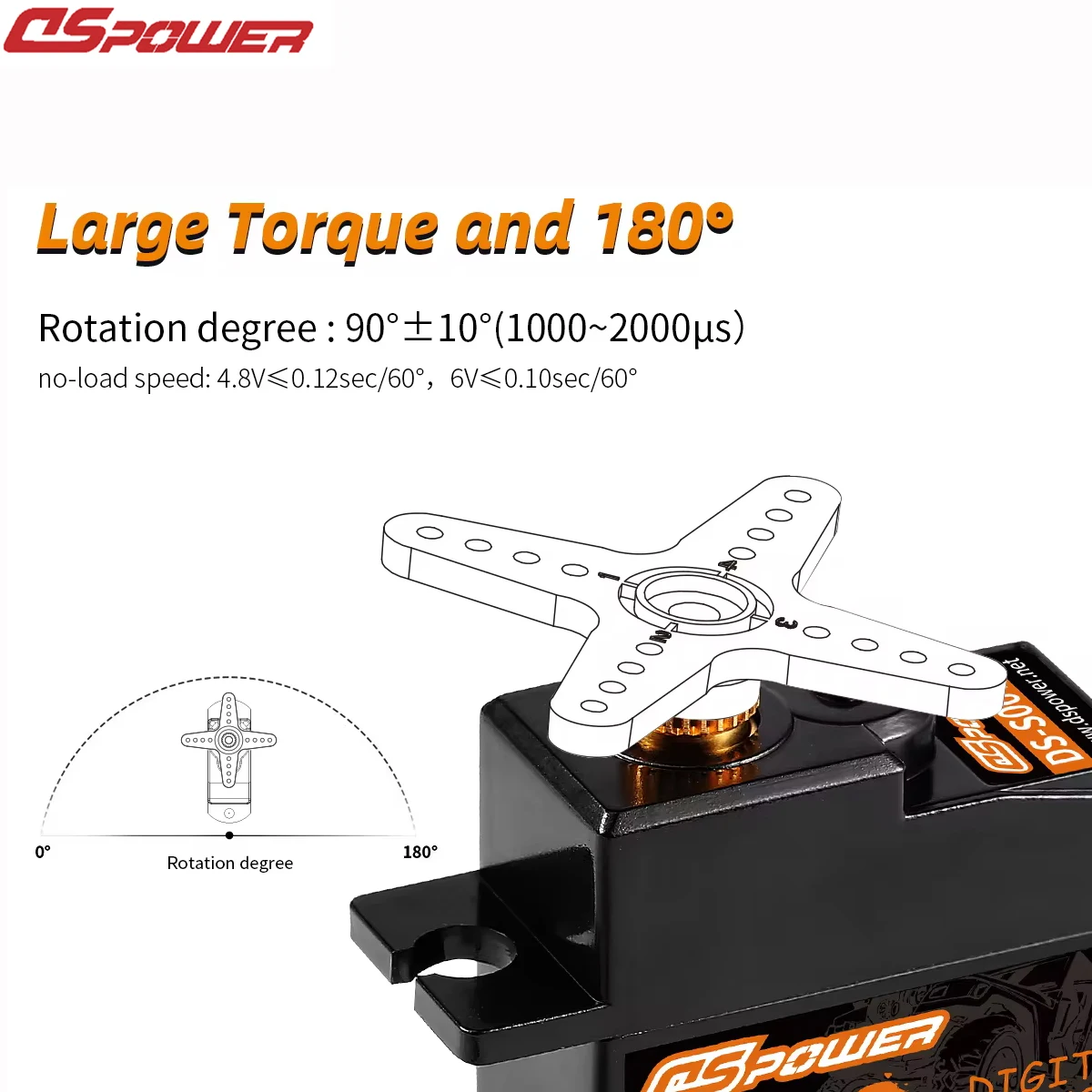DSpower 21g Micro Digital Servo Metal Gear Mini Servos 4.2KG 17g Serwo do 1:14 1:18 1:16 Rc Car Mjx Hyper Boat Roat Akcesoria