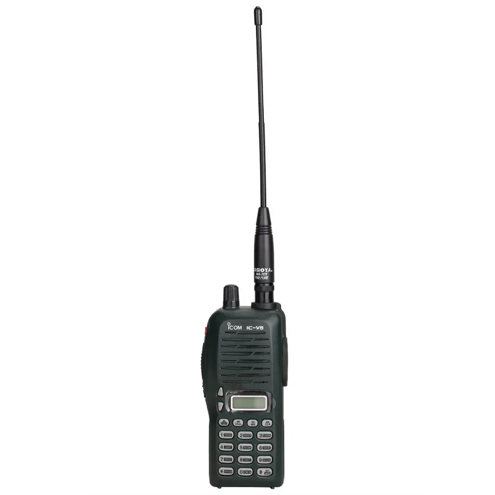 Nagoya NA-701 BNC banda Dual 144/430Mhz antena suave Flexible HT/Scanner para ICOM TYT Wouxun Walkie Talkie Radio Ham CB Radio