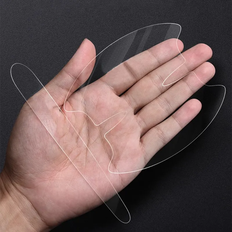 Pegatina protectora Invisible para manija de puerta de coche, protección anticolisión resistente a los arañazos, tira transparente, accesorios para coche, 8 Uds.
