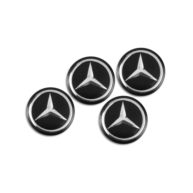 Pegatinas para emblema de llave de coche, accesorios para Mercedes Benz AMG E S C A B Class GLE GLS CLS GLC CLA GLA GLK GLB W205 W206 W221, 14mm