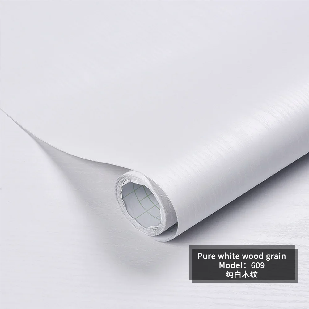 Papel de parede de grão de madeira à prova d'água, mesas, guarda-roupas, móveis, decoração, papel de parede autoadesivo