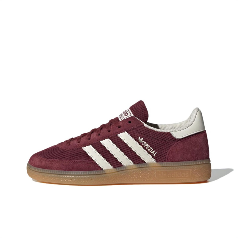 Adidas Handball Spezial Shadow Red Brown Классические универсальные мужские и женские туфли для скейтборда на плоской подошве Кроссовки для пар