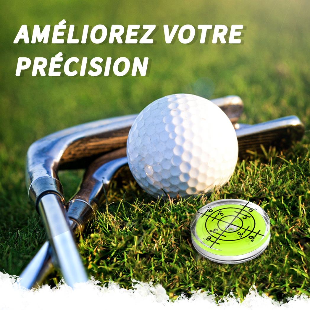 Caiton-Pince à chapeau de golf magnétique et marqueur de balle, niveau de précision, aide au placement de golf 11%, hommes et femmes