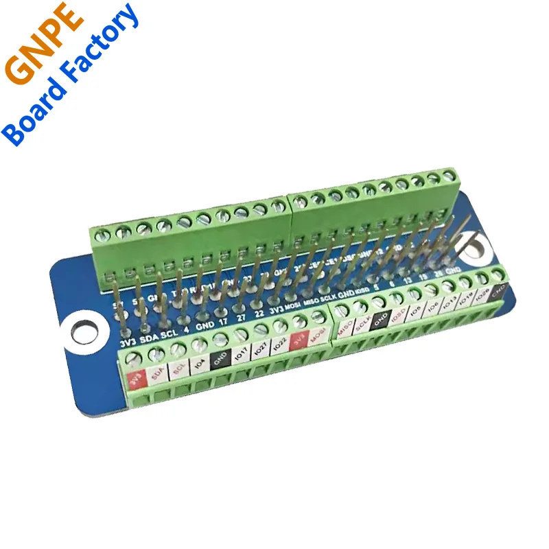Placa de expansión de pines Raspberry Pi GPIO con etiquetas de pines