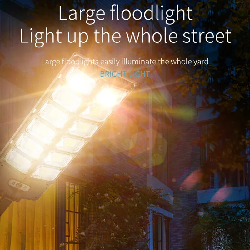 LED Super Bright กลางแจ้งโคมไฟพลังงานแสงอาทิตย์กันน้ํา Motion Sensor การเหนี่ยวนําของมนุษย์ไฟสวนพลังงานแสงอาทิตย์ YARD โรงรถ