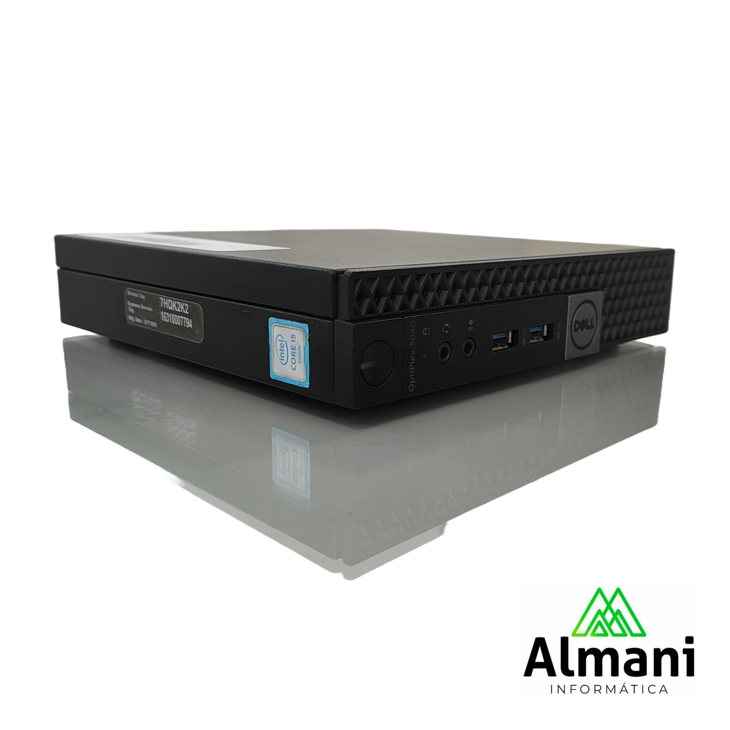 DESKTOP DELL OPTIPLEX 3040 CORE I5 6500T SSD 256 GB 8 GB RAM - WIN10 PRO - MICRO