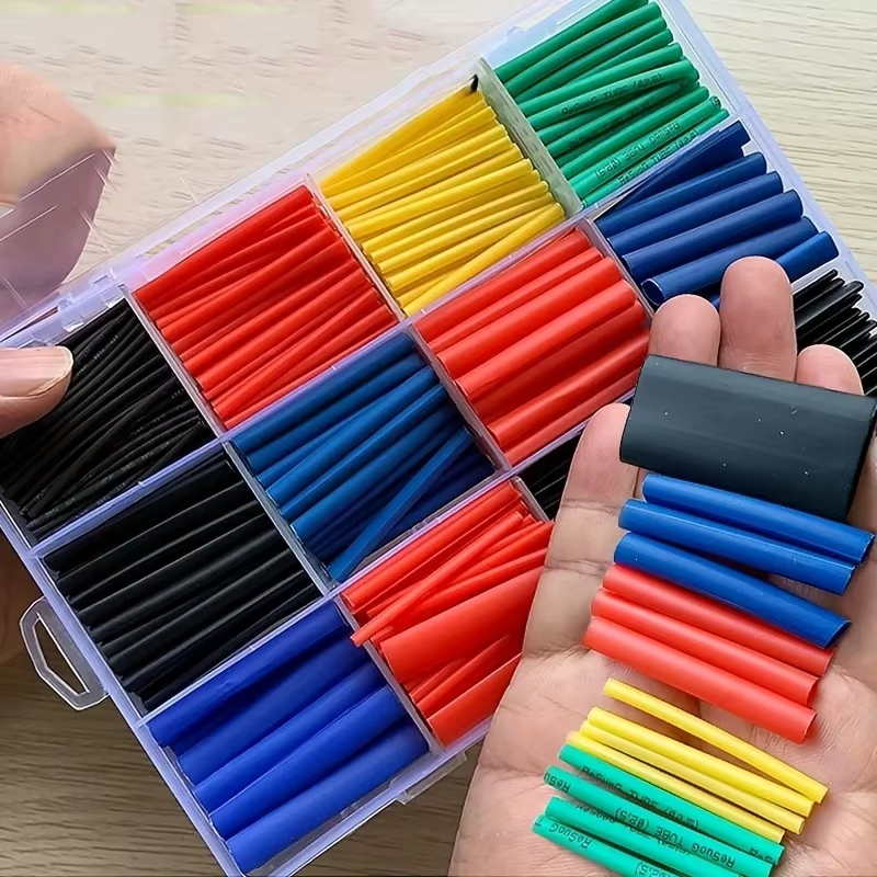 Thermal-Activated Cable Sleeve Shrinkable Wire Protector Kit Insulation Tubes for DlY Proiects Automotive Electronics Repair