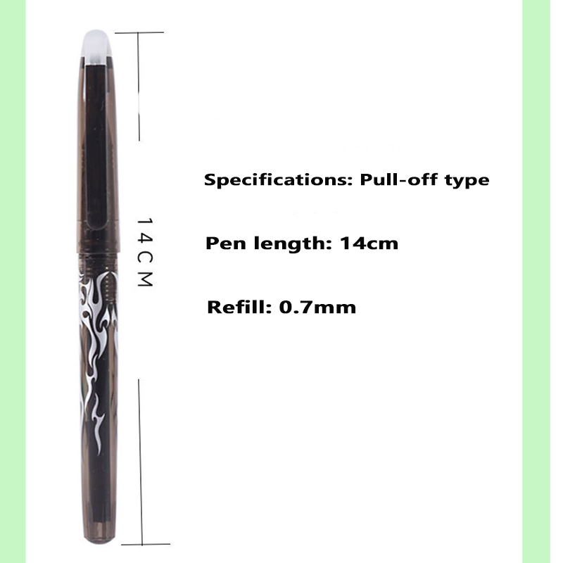 Mehrfarbiger löschbarer Gelstift, 0,7 mm, für Schüler, Schreiben, kreative Zeichenwerkzeuge, Büro, Schulbedarf, Schreibwaren
