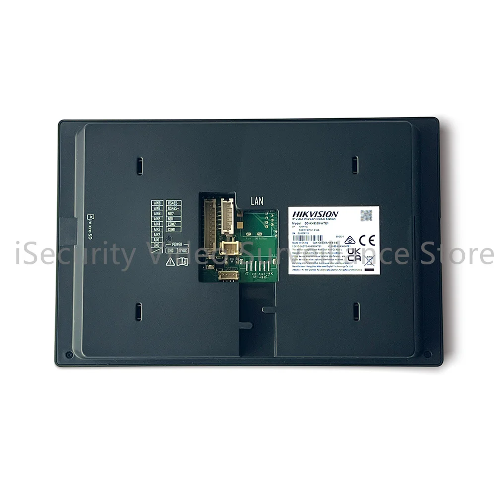 Hikvision DS-KH6350-WTE1 Video Intercom IP Indoor Station 7 Inch Touch Screen POE P2P Wireless WIFI Monitor Screen