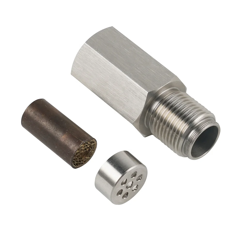 Adaptador de sensor de oxigênio para verificação de carro, luz de motor, malha catalítica, sensor de oxigênio o2, adaptador espaçador, mini conversor catalítico