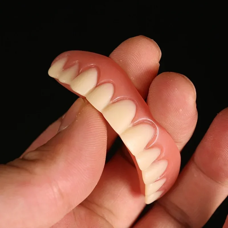 Comfortable Teeth Orthodontic, Lower and Upper Silicone Veneers, Perfect Laugh Veneers, Dentures Paste, Fake Teeth, Braces