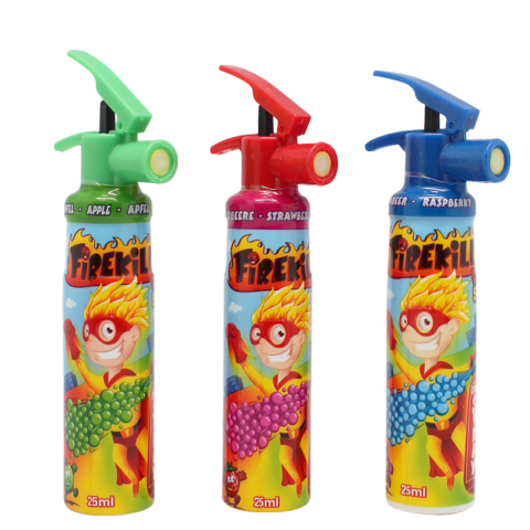 Spray de doces extintor, 15 unid, 25ml