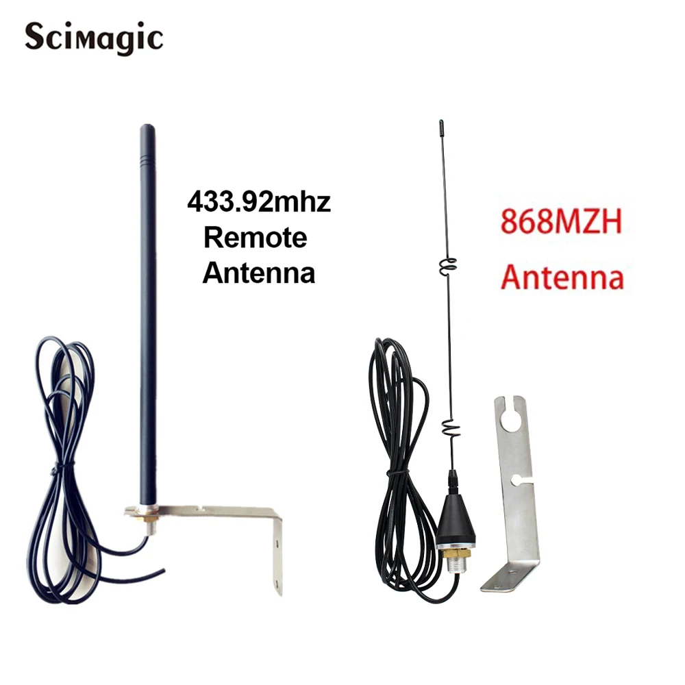 Universal Outdoor Wasserdichte 433 mhz 868 mhz Antenne Für Garage Tür Fernbedienung Ultra Long Range Extender 7dbi