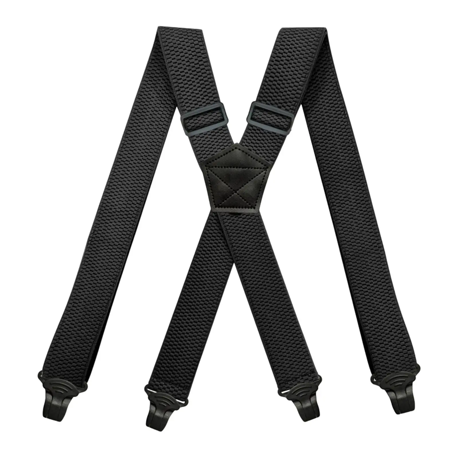 Tirantes elásticos informales para hombres y mujeres, correas elásticas para adultos, tipo x, resistente, 4 Clips