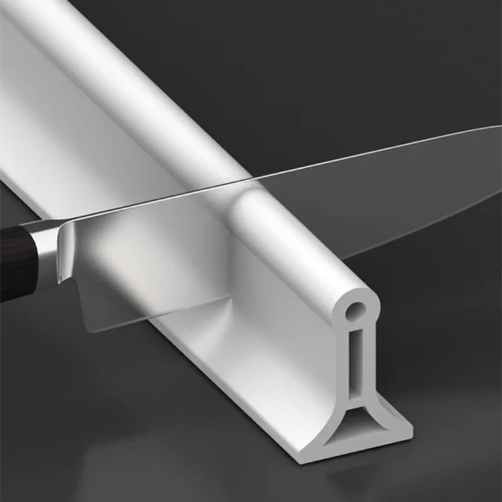 Tira de retención de agua flexible de silicona autoadhesiva, barrera de agua para ducha, accesorios de ducha de separación de baño