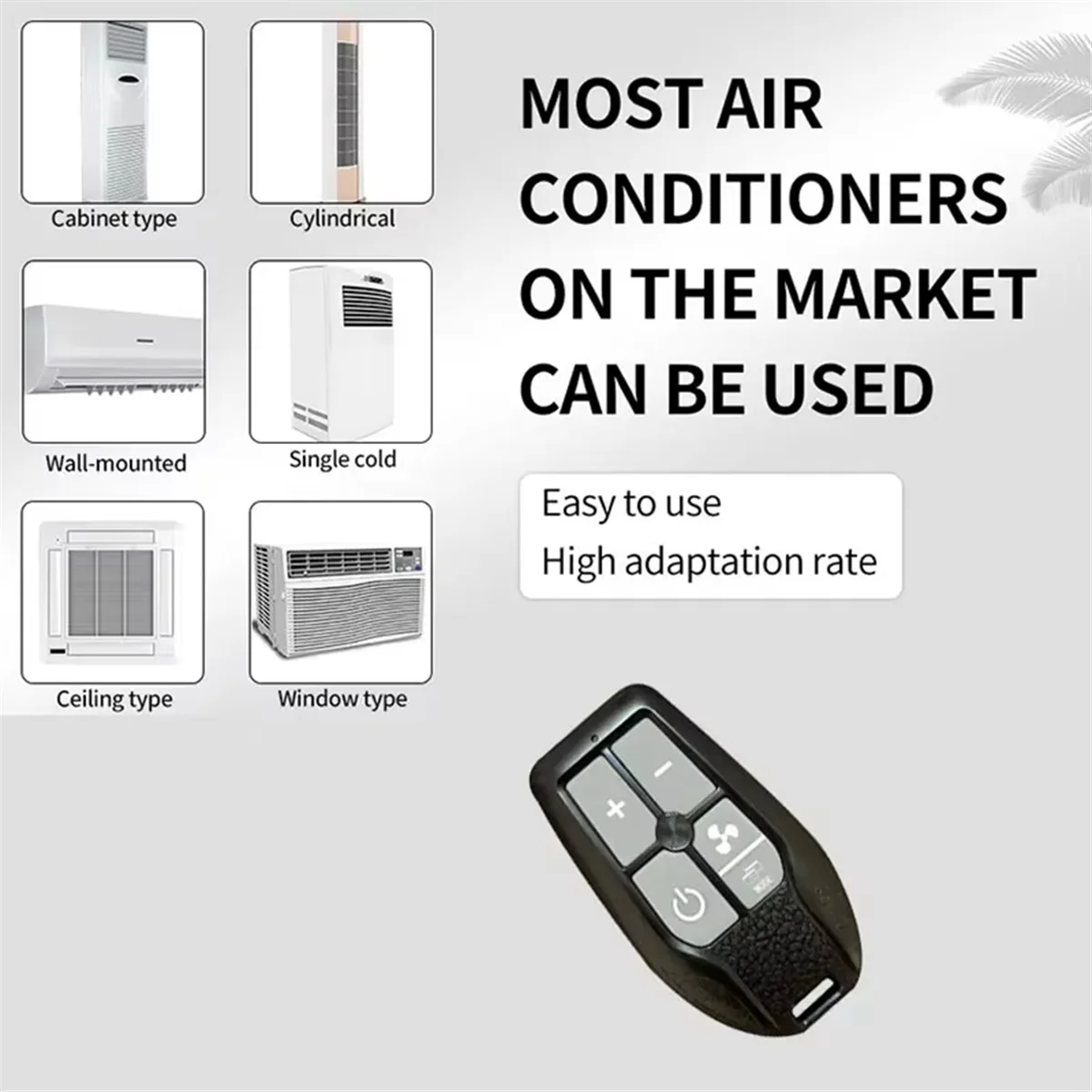 BABQ Universal A/C Remote Control X900 Compatible With All Major Air Conditioner Brands & Models
