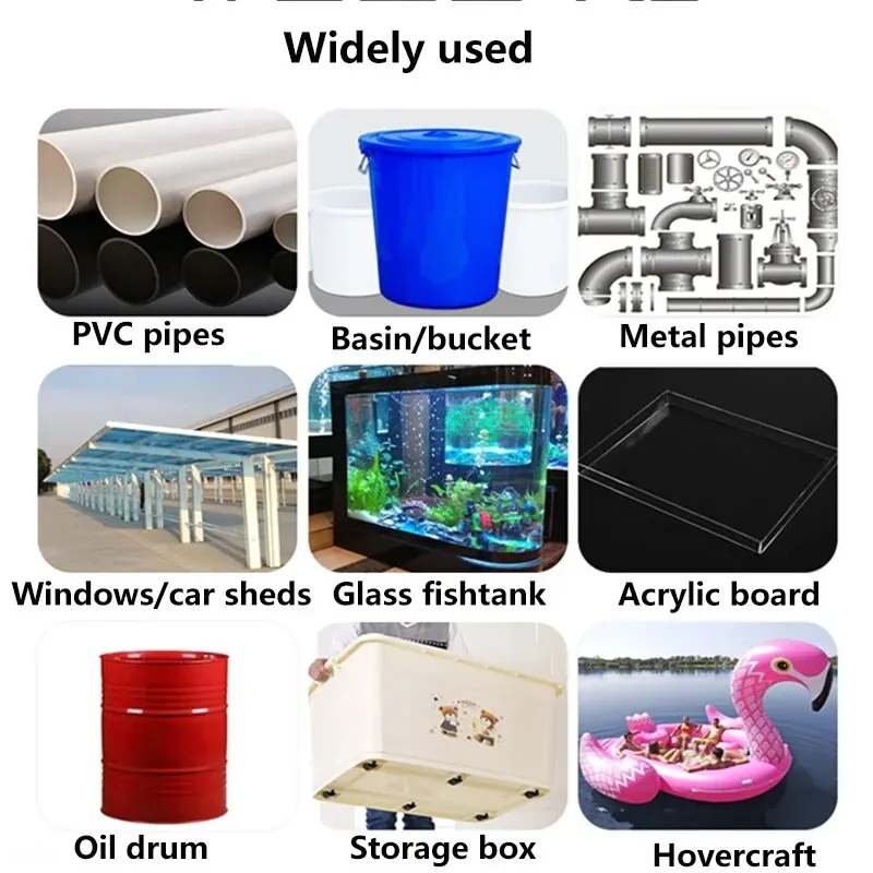 Black / Transparent Strong Waterproof Tape, High Strength Toughness, Suitable For Swimming Ring, Tent, Water Pipe ,Basin Repair