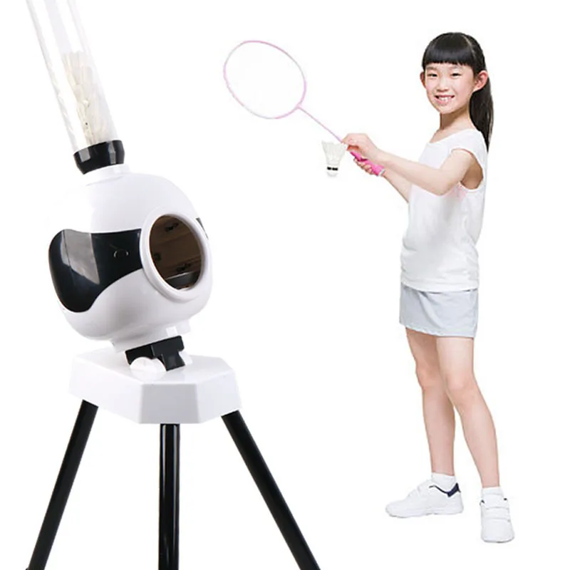 Automatische Badminton Service Machine Robot Volwassen Kind Cadeau Draagbare Outdoor Indoor Beginner Bal Pitching Oefentrainer Apparaat