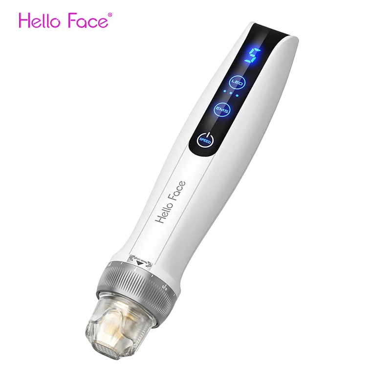 10 ชิ้นเข็มไทเทเนียม 9 ขา 14 ขา 25 ขาทํางานสําหรับ Hello Face Q2 Bio ปากกาอุปกรณ์เสริมตลับหมึก