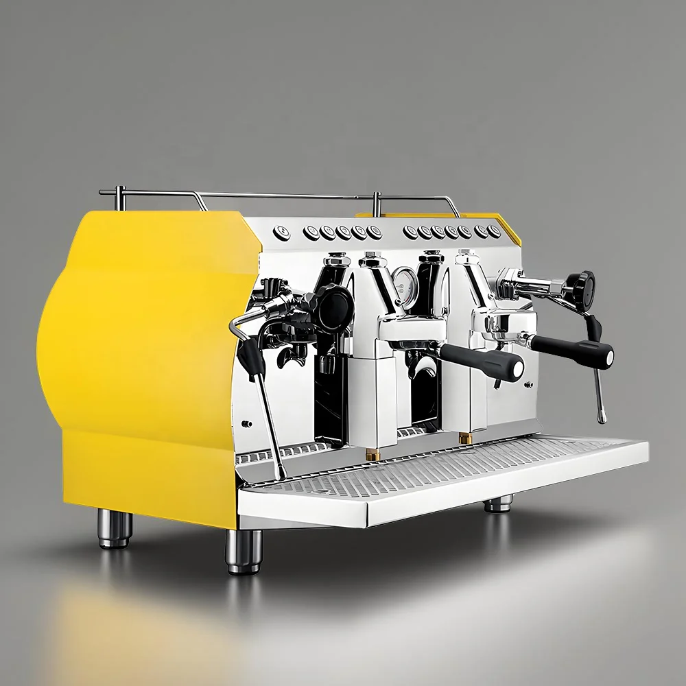 ST nueva llegada personalizada conveniente dos grupos Pid Control comercial Kahve Makinesi máquina de café expreso