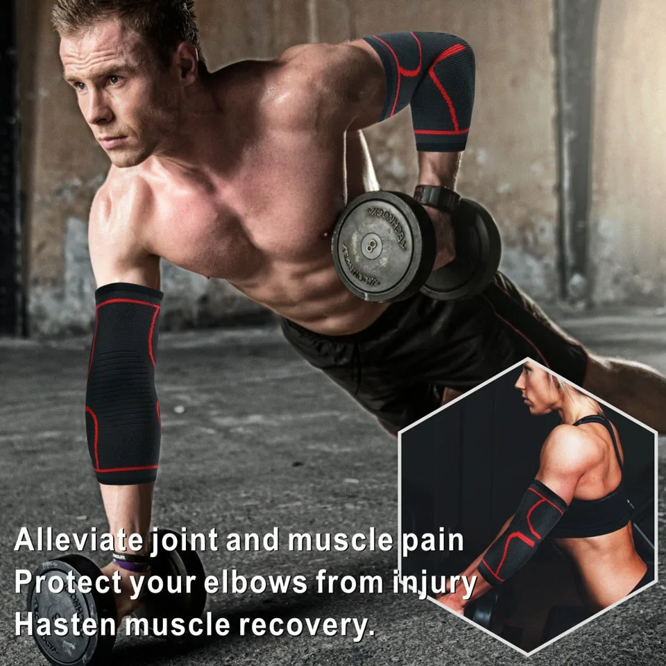 AOLIKES 1PCS ข้อศอกสนับสนุน Elastic GYM กีฬาข้อศอกป้องกัน Pad ดูดซับเหงื่อกีฬาบาสเกตบอลแขนแขนข้อศอกข้อศอก