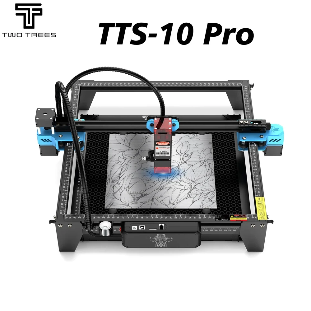 TwoTrees TTS-55 Pro Laser Engraver With Wifi Offline Control 80W Laser Engraving Cutting Machine 445±5nm Blue Light Cnc Machine