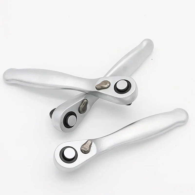 1/4 inch 2 In 1 Dual Head Quick Socket Portable Wrench Rob 72 Teeth Mini Hex Bit Double Ended Screwdriver Spanner Tool