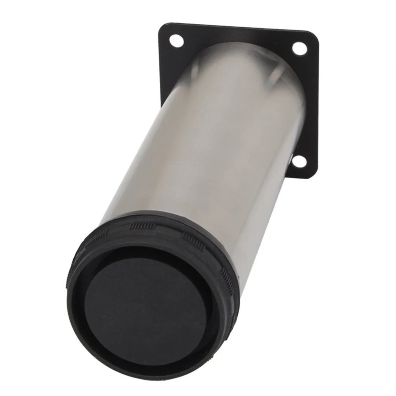 4 pezzi 5-25 cm mobili divano letto regolabile gamba tavolo in acciaio inossidabile letto divano armadio piedi piedi gambe piede di ricambio in metallo