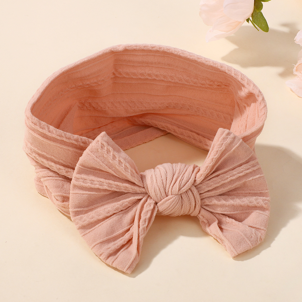 5 stks/set Baby Leuke Hoofdband Zachte Elastische Strik Pasgeboren Peuter Prinses Meisjes Haarband Strikken Accessoires Voor 0-2Years