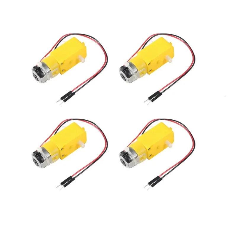 L298N-Motorantriebs-Controllerplatine + 4 DC-TT-Motoren + 4 Räder + 3 Spezifikationen von DuPont-Kabeln