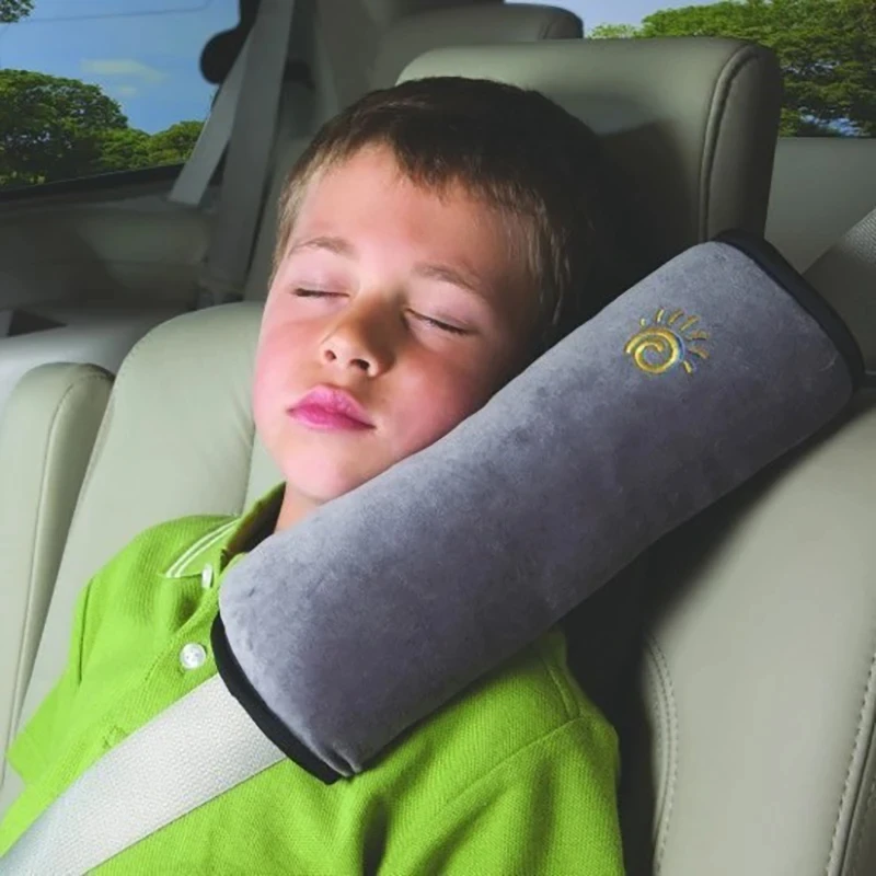 Car Criança Segurança Shoulder Pads, Anti-Strangless, Plush dormir, cinto de segurança, Proteção, Suporte Harness, Criança