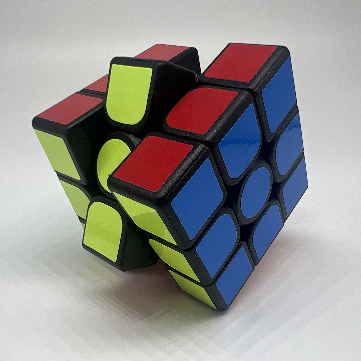 Magic Cube 3x3x3 Black Conventional sticker stress-relieving puzzle professional smooth speed game children's toy gift