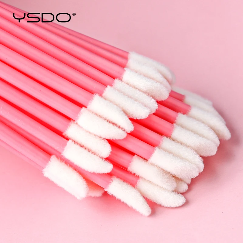 5/50/100 Stuks Lip Borstels Wegwerp Cosmetische Lip Borstel Lippenstift Lip Glossy Wands Cleaner Applicator Oogschaduw Make-Up Brush tool