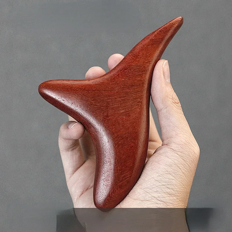 Herramientas Gua Sha de masaje de punto de disparo de madera, herramientas profesionales de drenaje linfático, herramientas de masaje de terapia de madera para espalda, pierna, mano y cara