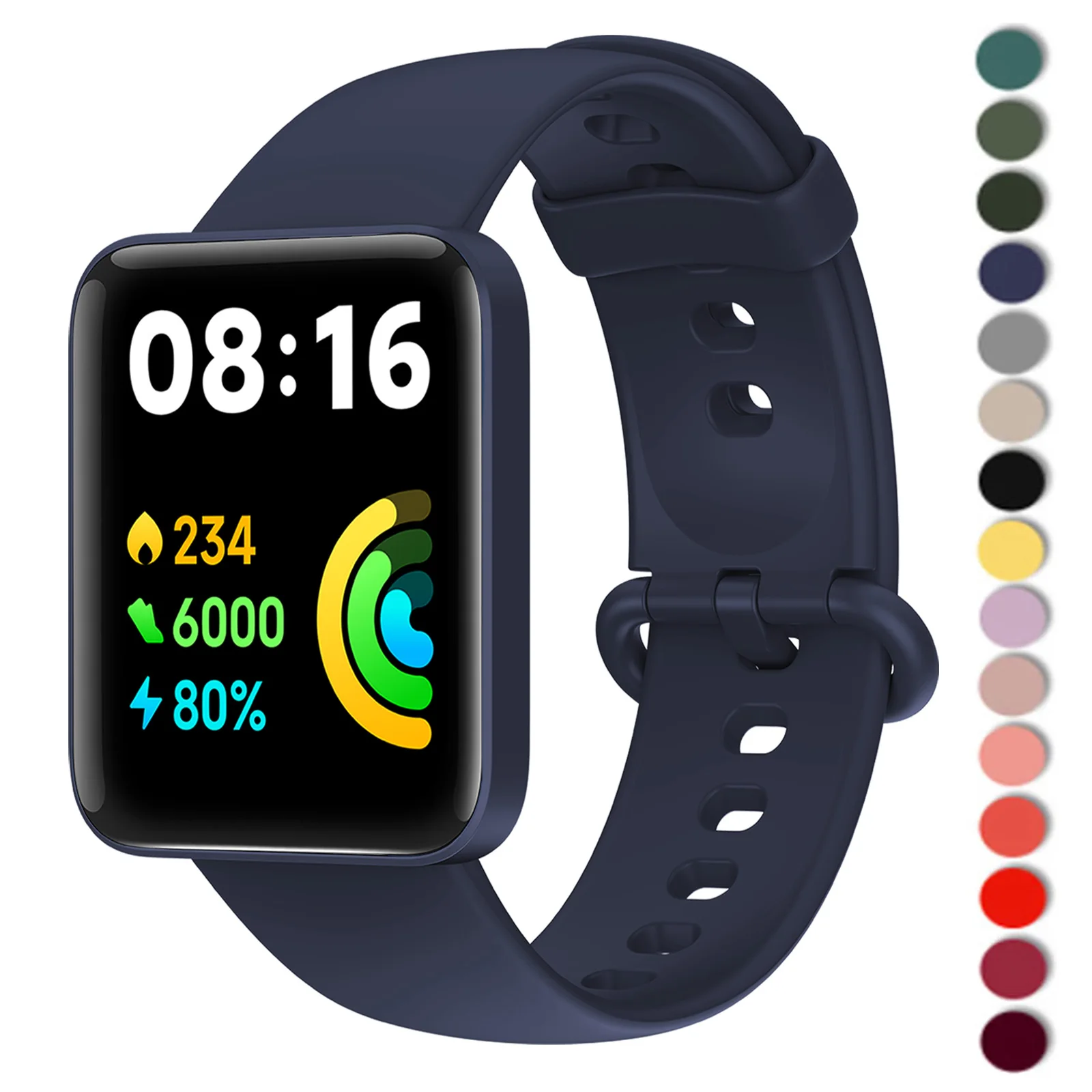 Correa de silicona para Xiaomi Mi Watch 2 Lite, correa de repuesto versión Global, pulsera mi watch lite Redmi Watch 2/1