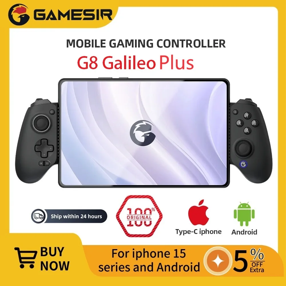 Беспроводной контроллер Gamesir G8 Plus  для мобильных ПК Android iOS Nintendo Switch Bluetooth Game Console Steam Deck