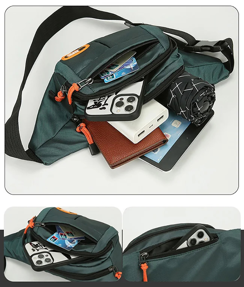 Mobile Waist Bag For Both Men And Women Multifunctional Large Capacity Anti Splash Business Wear-resistant Construction Site