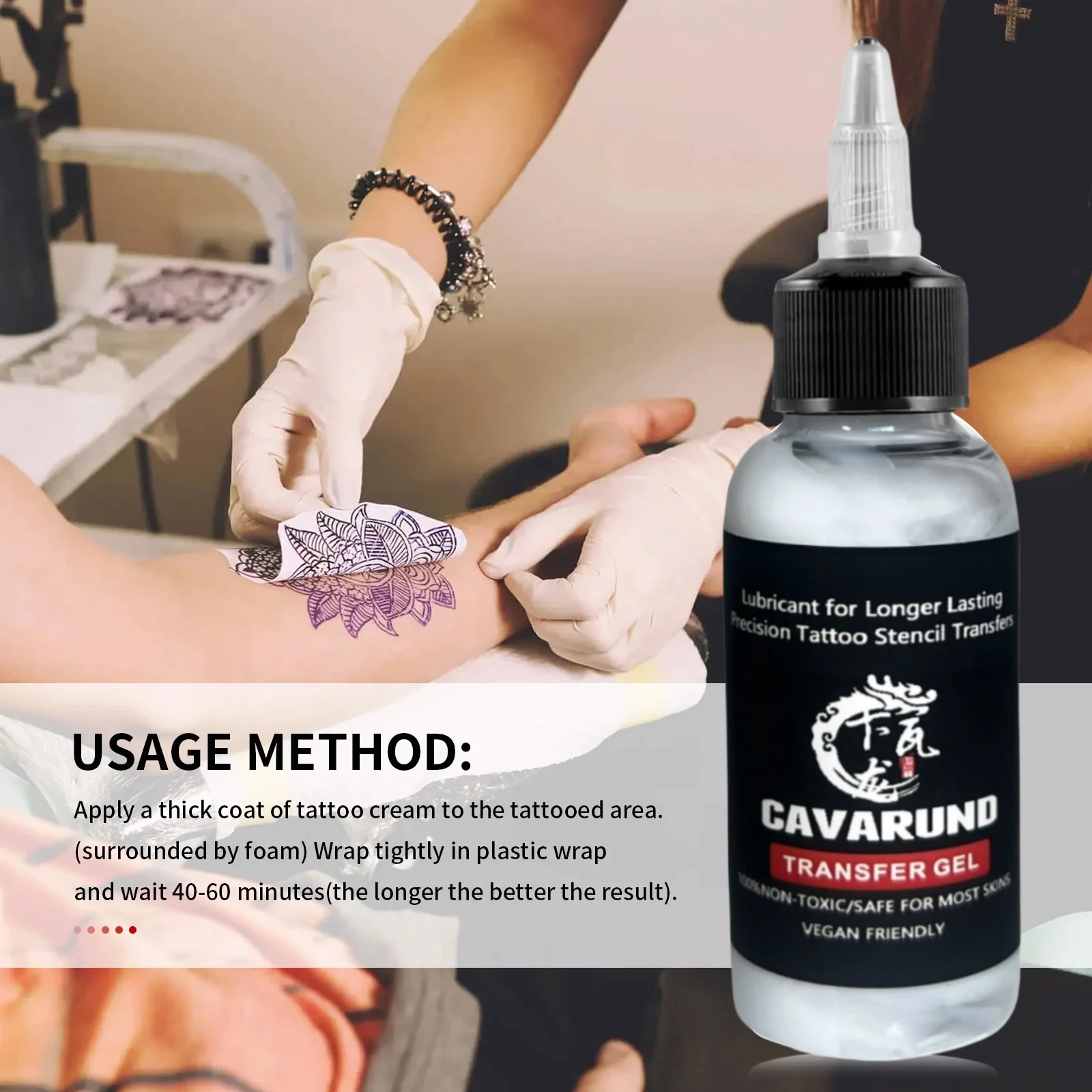 120ML 30ML Żel do transferu tatuażu Kopiarka termiczna Profesjonalny szablon do tatuażu Magic Stuff Solution Kremowy zestaw do tatuażu