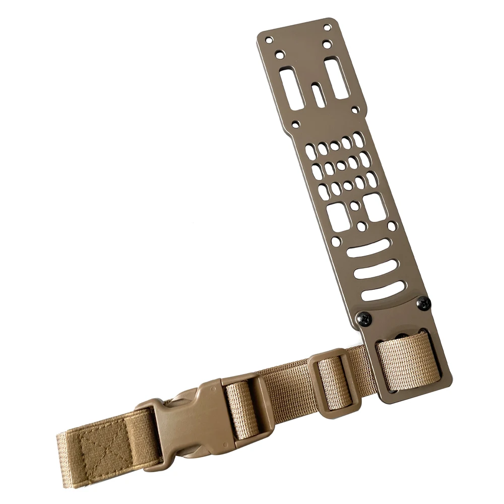 Tactische Metalen Modulaire Pistool Holster Adapter Compatibel QLS Platform Holster Drop Leg Band Jacht Quick Pull Draw Adapter