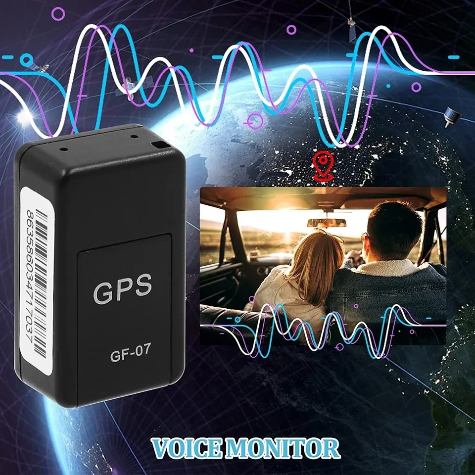 Rastreador gps micro magnético, monitor de rastreamento anti-roubo em tempo real para motocicleta de veículo, mini gps de posicionamento anti-perda pessoal