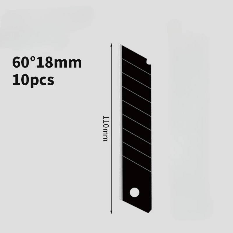 10//30/50 PCS Replaceable Knife Blade 18mm/9mm Width Metal For Home School Suplie Art Craft Paper Box Cutting Utility Knife