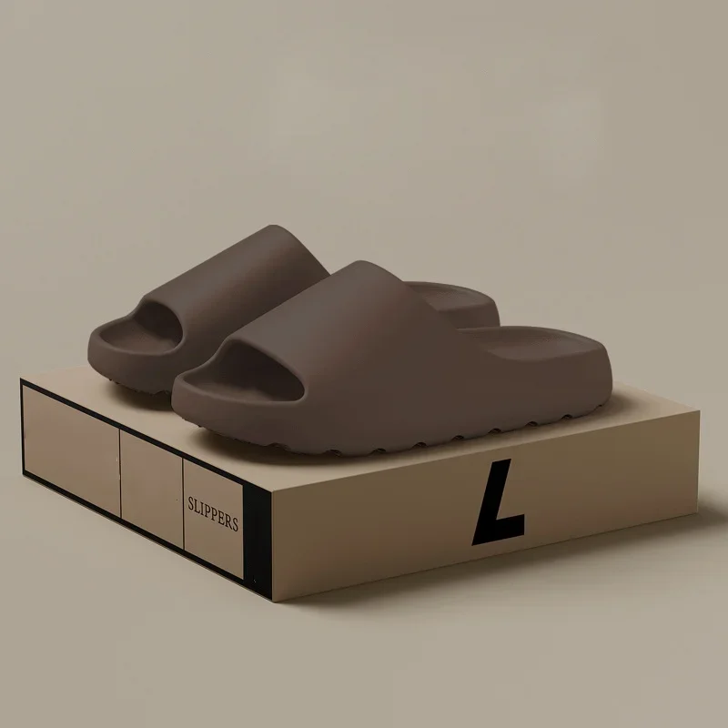 2025 EVA-Schuhe mit weichen Sohlen, leicht, für Zuhause, lässig, innovatives Design, Herren-Hausschuhe, hochwertige, exklusive Marken-Slides auf Lager