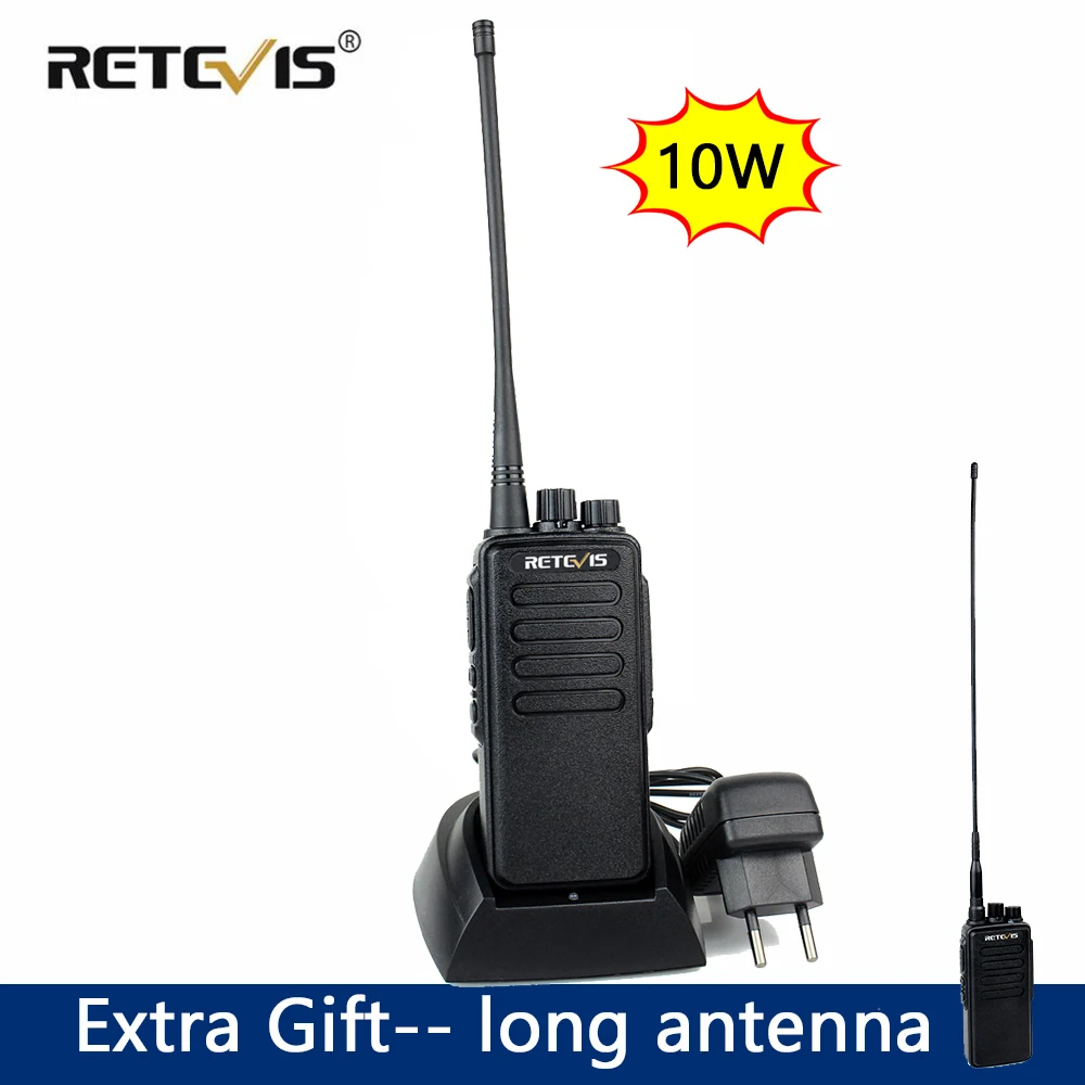 10w leistungs starkes Walkie-Talkie mit großer Reichweite 10 km retevis rt1 vhf oder uhf High-Class-Funks prech gerät für das Jagd geschäft