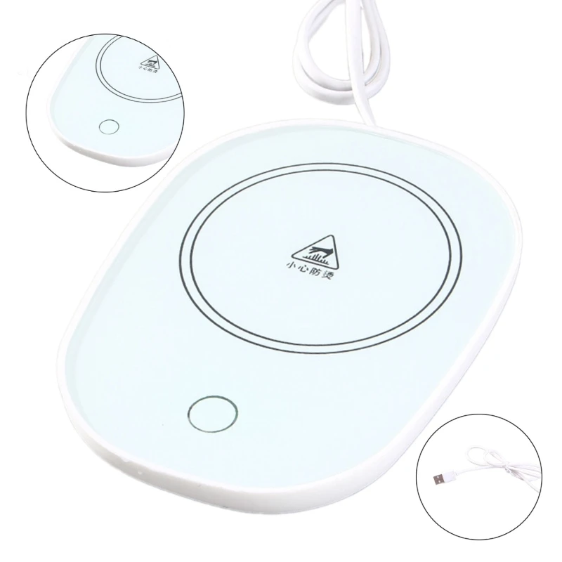 Máy hâm nóng cốc USB động Duy trì đệm sưởi nhiệt độ không đổi cho đồ uống Trà 918D