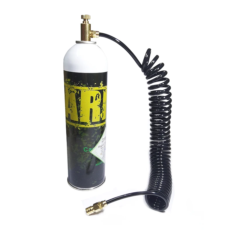 HPA Air Adapter Set Connect Green Gas Canisters with Coil Hose Quick Disconnect